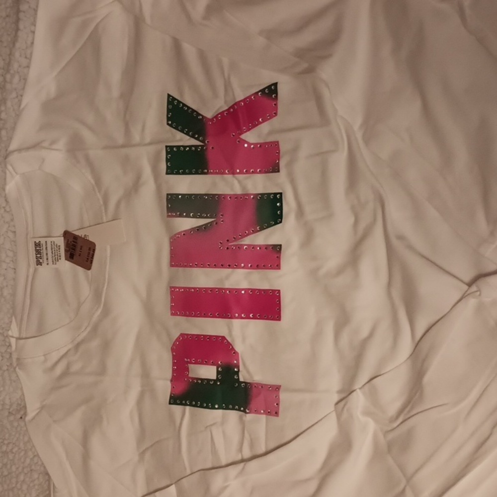 Victoria secret pink long sleeve t-shirt New size XL